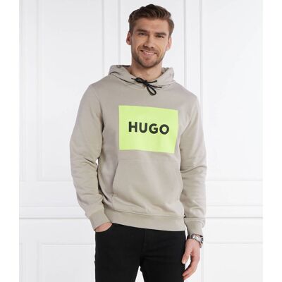 HUGO Bluza Duratschi223 Regular Fit beżowy S HUGO Bluza Duratschi223 Regular Fit beżowy S