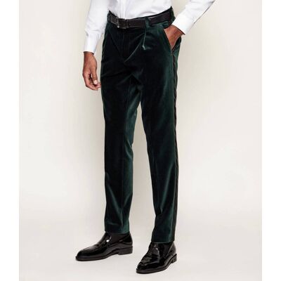 HUGO Spodnie Getlin254E1X Slim Fit butelkowa zieleń 48 HUGO Spodnie Getlin254E1X Slim Fit butelkowa zieleń 48