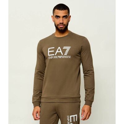 EA7 Bluza Slim Fit khaki M EA7 Bluza Slim Fit khaki M