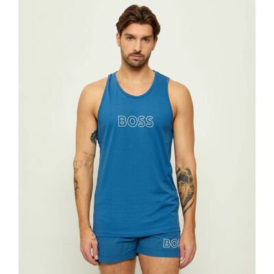 Boss BLACK Tank top Beach Regular Fit niebieski M Boss BLACK Tank top Beach Regular Fit niebieski M