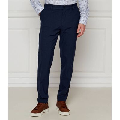 Boss BLACK Spodnie P-Kane-EL Tapered fit granatowy 52 Boss BLACK Spodnie P-Kane-EL Tapered fit granatowy 52