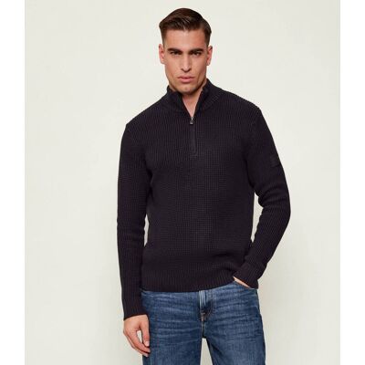 Joop! Jeans Sweter Henrios Regular Fit czarny M Joop! Jeans Sweter Henrios Regular Fit czarny M