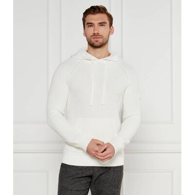 Joop! Jeans Sweter 15 JJK-15Harri Modern fit biały XXL Joop! Jeans Sweter 15 JJK-15Harri Modern fit biały XXL