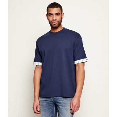 Boss ORANGE T-shirt Te_exis Relaxed fit granatowy M Boss ORANGE T-shirt Te_exis Relaxed fit granatowy M