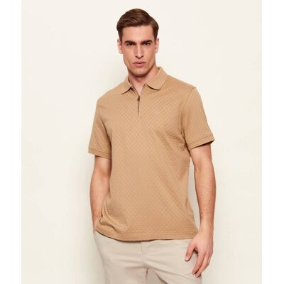 Barbour Polo Hockham Regular Fit beżowy L Barbour Polo Hockham Regular Fit beżowy L