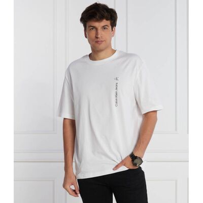 Calvin Klein Jeans T-shirt Relaxed fit biały XXL Calvin Klein Jeans T-shirt Relaxed fit biały XXL
