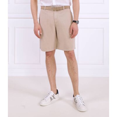 Giorgio Armani Exchange Lniane szorty chino Regular Fit piaskowy 31 Giorgio Armani Exchange Lniane szorty chino Regular Fit piaskowy 31