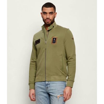 Aeronautica Militare Bluza Regular Fit oliwkowy S Aeronautica Militare Bluza Regular Fit oliwkowy S