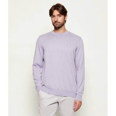 Boss ORANGE Sweter Kanovano_S Regular Fit z dodatkiem kaszmiru lawendowy XXL Boss ORANGE Sweter Kanovano_S Regular Fit z dodatkiem kaszmiru lawendowy XXL