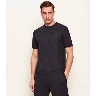 Boss BLACK T-shirt Rib Regular Fit czarny M Boss BLACK T-shirt Rib Regular Fit czarny M
