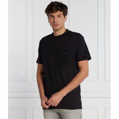 Calvin Klein Jeans T-shirt MIX MEDIA Regular Fit czarny M Calvin Klein Jeans T-shirt MIX MEDIA Regular Fit czarny M