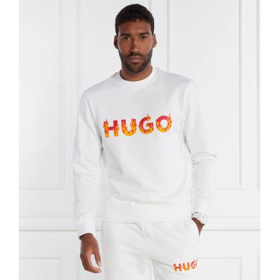 HUGO Bluza Ditmo Regular Fit biały S HUGO Bluza Ditmo Regular Fit biały S