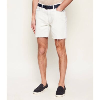 Calvin Klein Jeans Jeansowe szorty 205 Straight fit błękitny 33 Calvin Klein Jeans Jeansowe szorty 205 Straight fit błękitny 33