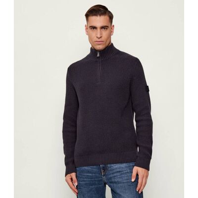 Joop! Jeans Sweter Henrios Regular Fit granatowy M Joop! Jeans Sweter Henrios Regular Fit granatowy M