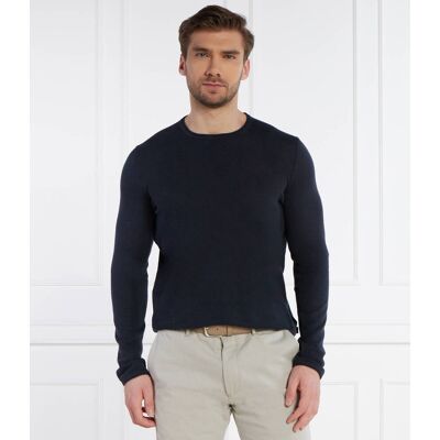 Joop! Jeans Sweter Baris Regular Fit granatowy XL Joop! Jeans Sweter Baris Regular Fit granatowy XL