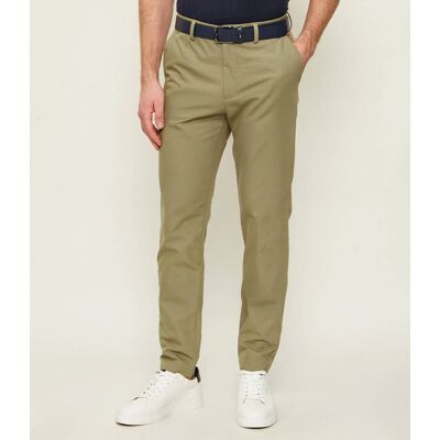 Boss BLACK Spodnie chino P-Kaiton1 Slim Fit zielony 38/34 Boss BLACK Spodnie chino P-Kaiton1 Slim Fit zielony 38/34