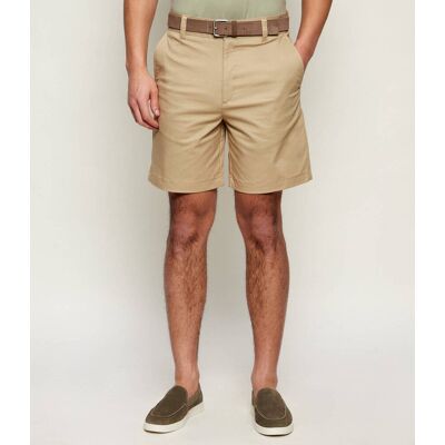 HUGO Szorty chino Genar261S Slim Fit beżowy M HUGO Szorty chino Genar261S Slim Fit beżowy M
