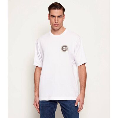 Dolce & Gabbana T-shirt Regular Fit biały 54 Dolce & Gabbana T-shirt Regular Fit biały 54