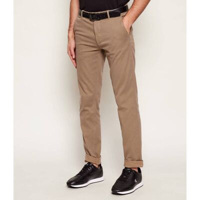 Boss ORANGE Spodnie chino Slim Fit beżowy 33/32 Boss ORANGE Spodnie chino Slim Fit beżowy 33/32