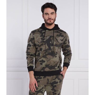 ORANGE Bluza BOSS x NBA Camo Regular Fit zielony XL ORANGE Bluza BOSS x NBA Camo Regular Fit zielony XL