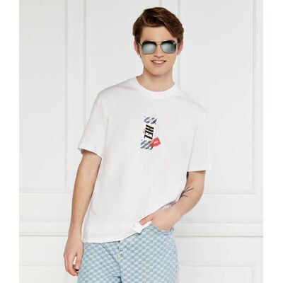 HUGO T-shirt Regular Fit biały S HUGO T-shirt Regular Fit biały S