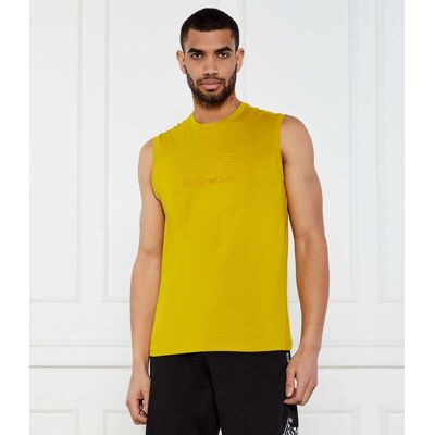 EA7 Tank top Regular Fit musztardowy XL EA7 Tank top Regular Fit musztardowy XL