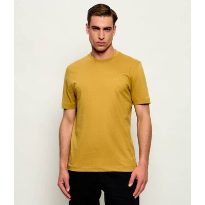 Boss BLACK T-shirt Thompson 01 Regular Fit musztardowy L Boss BLACK T-shirt Thompson 01 Regular Fit musztardowy L