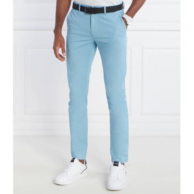 Tommy Hilfiger Spodnie chino Slim Fit pima błękitny 30/32 Tommy Hilfiger Spodnie chino Slim Fit pima błękitny 30/32