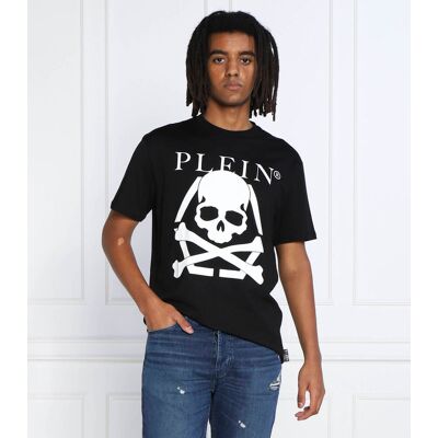Philipp Plein T-shirt Regular Fit czarny L Philipp Plein T-shirt Regular Fit czarny L