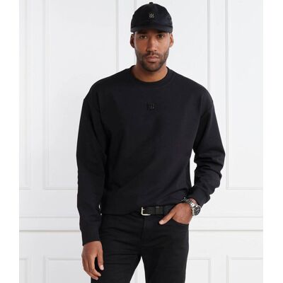 HUGO Bluza Dettil Loose fit czarny M HUGO Bluza Dettil Loose fit czarny M