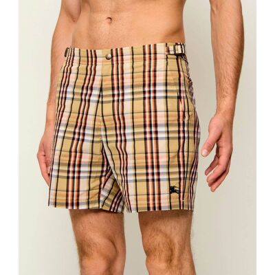 Burberry Szorty kąpielowe Selkirk Regular Fit beżowy L Burberry Szorty kąpielowe Selkirk Regular Fit beżowy L