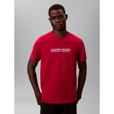 Calvin Klein T-shirt Regular Fit czerwony S Calvin Klein T-shirt Regular Fit czerwony S