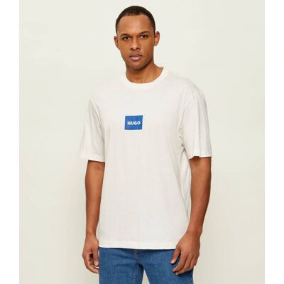 Hugo Blue T-shirt Nayonix Regular Fit kremowy L Hugo Blue T-shirt Nayonix Regular Fit kremowy L