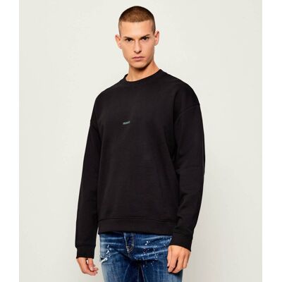 HUGO Bluza Damazecrew Loose fit czarny M HUGO Bluza Damazecrew Loose fit czarny M