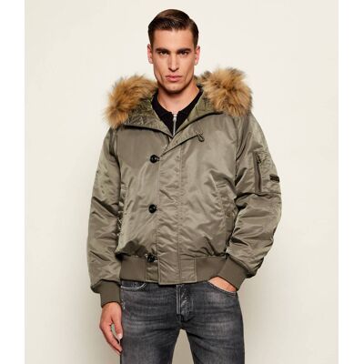 HUGO Kurtka bomber Brako2541 Comfort fit khaki L HUGO Kurtka bomber Brako2541 Comfort fit khaki L