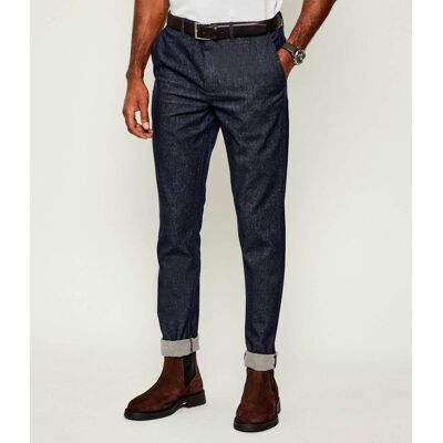 Tommy Hilfiger Spodnie chino Bleecker Slim Fit granatowy 33/32 Tommy Hilfiger Spodnie chino Bleecker Slim Fit granatowy 33/32