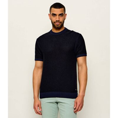 Boss ORANGE Sweter Kantonio Regular Fit granatowy M Boss ORANGE Sweter Kantonio Regular Fit granatowy M