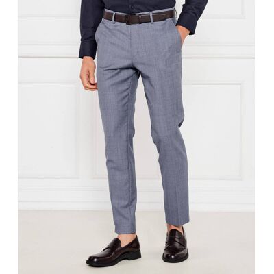 TIGER OF SWEDEN Wełniane spodnie chino Tenuta Slim Fit błękitny 56 TIGER OF SWEDEN Wełniane spodnie chino Tenuta Slim Fit błękitny 56
