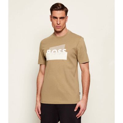 Boss BLACK T-shirt C-Thompson 250 Regular Fit beżowy M Boss BLACK T-shirt C-Thompson 250 Regular Fit beżowy M