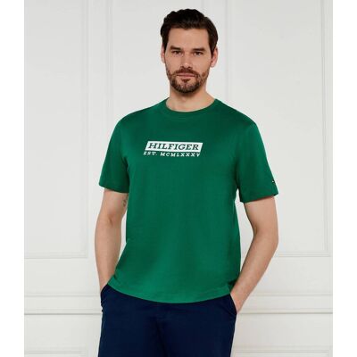 Tommy Hilfiger T-shirt Regular Fit zielony XXL Tommy Hilfiger T-shirt Regular Fit zielony XXL