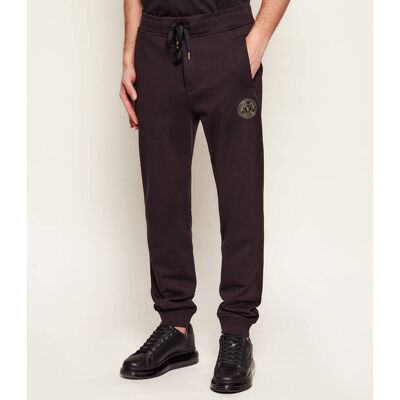 Versace Jeans Couture Spodnie dresowe EMBELM Regular Fit czarny XL Versace Jeans Couture Spodnie dresowe EMBELM Regular Fit czarny XL