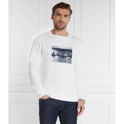 Pepe Jeans London Bluza RIKU Regular Fit biały XXL Pepe Jeans London Bluza RIKU Regular Fit biały XXL