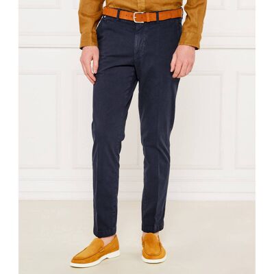 Boss BLACK Spodnie chino H-Kaiton1 Slim Fit granatowy 52 Boss BLACK Spodnie chino H-Kaiton1 Slim Fit granatowy 52