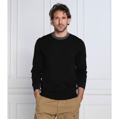 HUGO Sweter Scasius Regular Fit czarny M HUGO Sweter Scasius Regular Fit czarny M