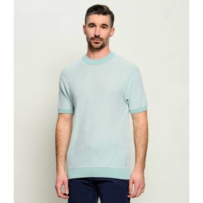 Boss ORANGE Sweter Kantonio Regular Fit miętowy L Boss ORANGE Sweter Kantonio Regular Fit miętowy L
