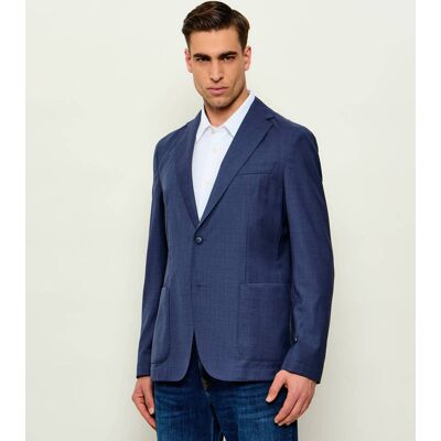 Boss BLACK Wełniana marynarka P-Hanry-WG-262 Slim Fit granatowy 50 Boss BLACK Wełniana marynarka P-Hanry-WG-262 Slim Fit granatowy 50
