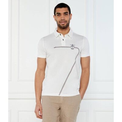 Aeronautica Militare Polo Regular Fit biały M Aeronautica Militare Polo Regular Fit biały M
