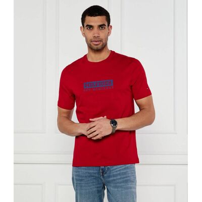 Tommy Hilfiger T-shirt Regular Fit czerwony XL Tommy Hilfiger T-shirt Regular Fit czerwony XL