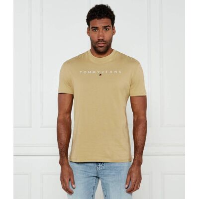 Tommy Jeans T-shirt Regular Fit beżowy XL Tommy Jeans T-shirt Regular Fit beżowy XL