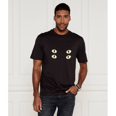 HUGO T-shirt Dombreo 50530203 Regular Fit czarny M HUGO T-shirt Dombreo 50530203 Regular Fit czarny M